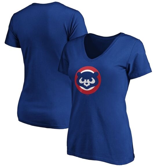 Fanatics Chicago Cubs Royal Cooperstown Collection Huntington Short Sleeve Tee M - Picture 1 of 5